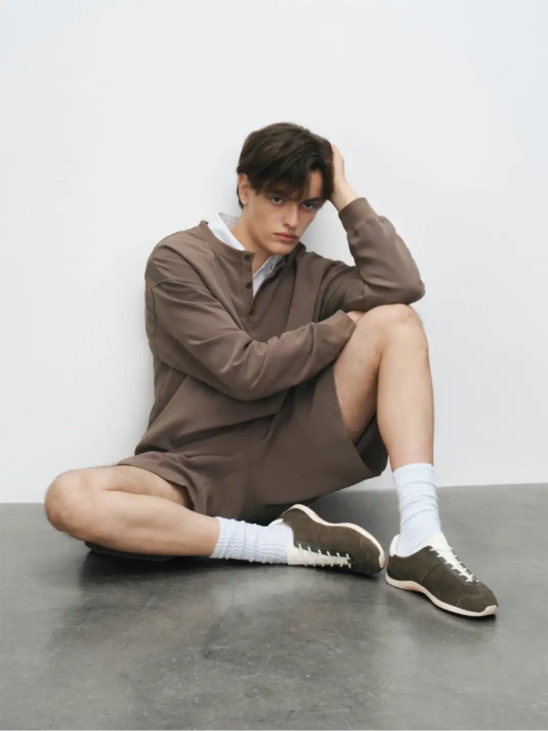 FOOT INDUSTRY | Vintage Trainer Sneaker 01 - Olive Green