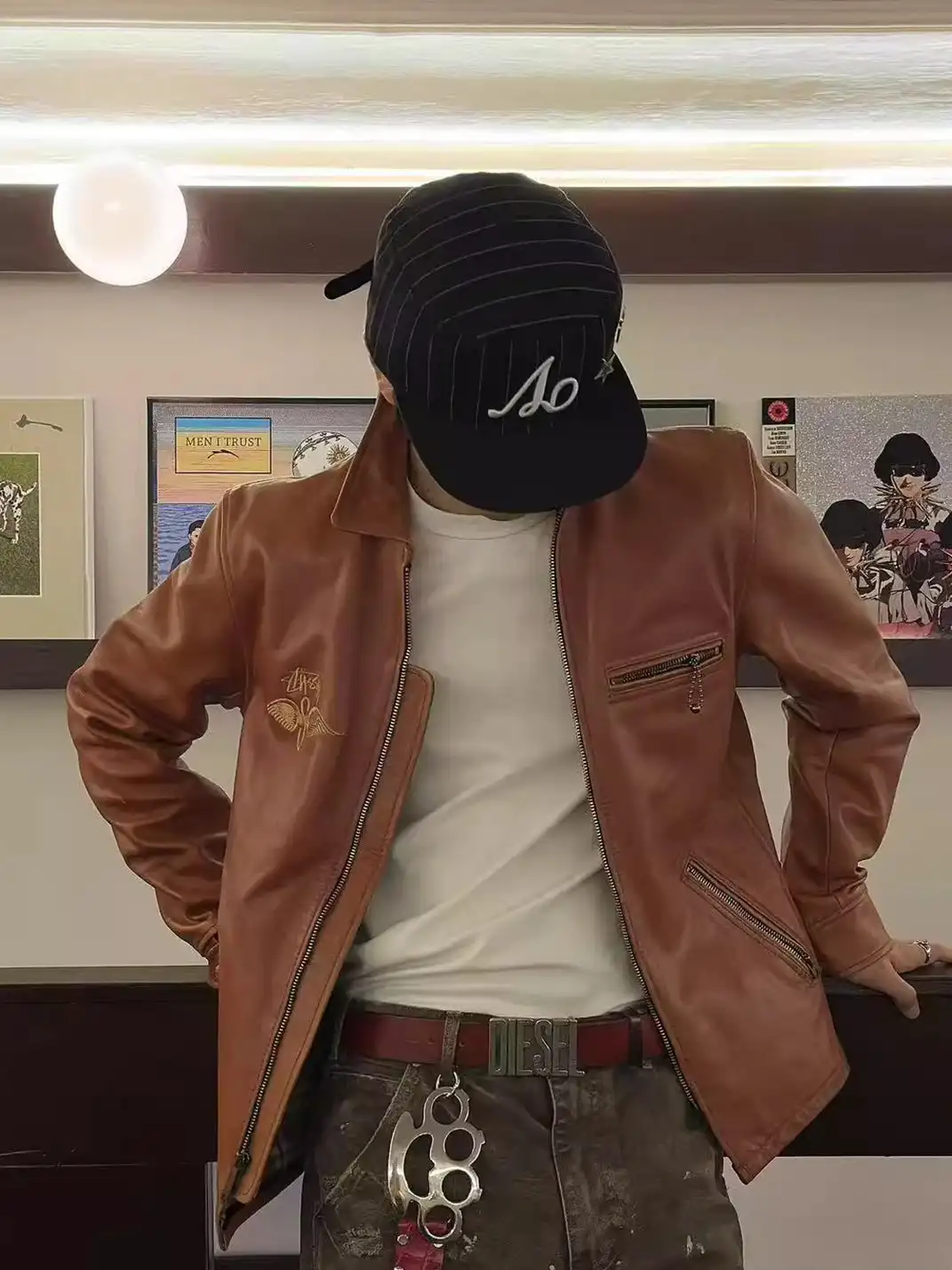 VEL PRO | "DROP 6" Pin Stripe Flat Brim Cap