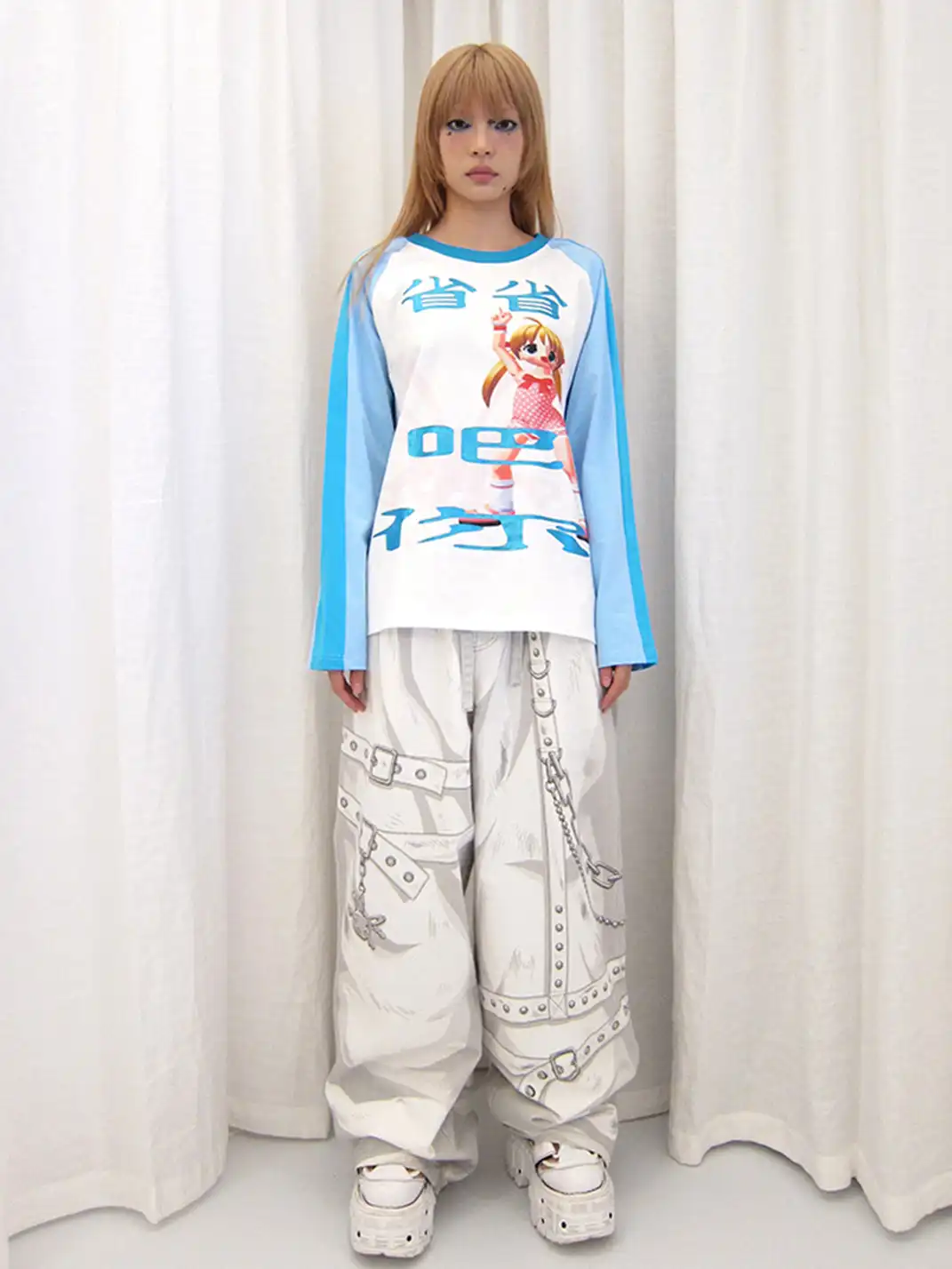 CFIERCE | "SAVE UR BREATH!" Sparkle Long Sleeve Tee