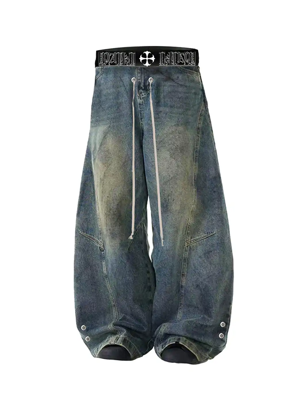 PAIKI | Logo Waist Baggy Pants