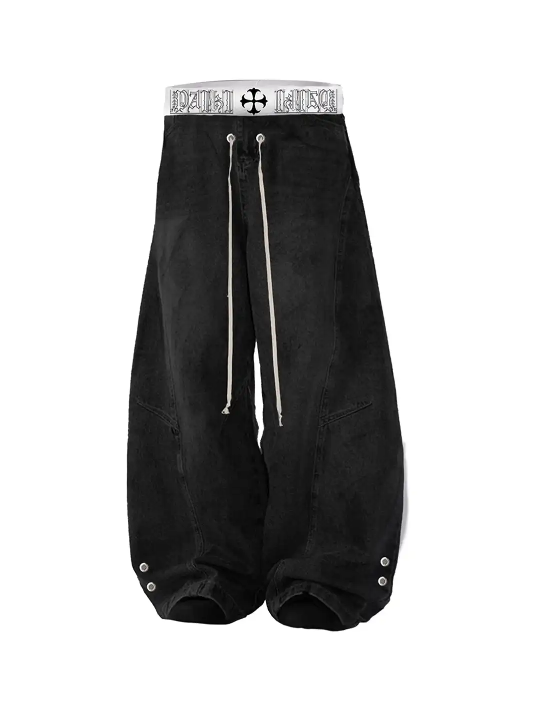 PAIKI | Logo Waist Baggy Pants