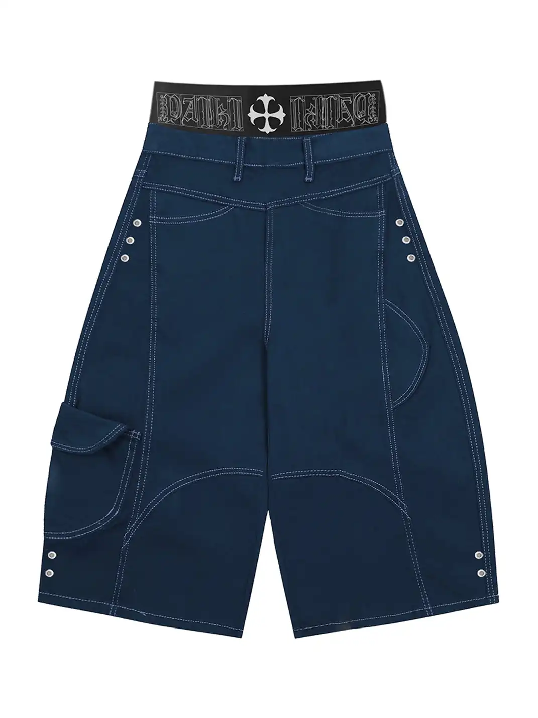 PAIKI | Logo Waist Baggy Shorts