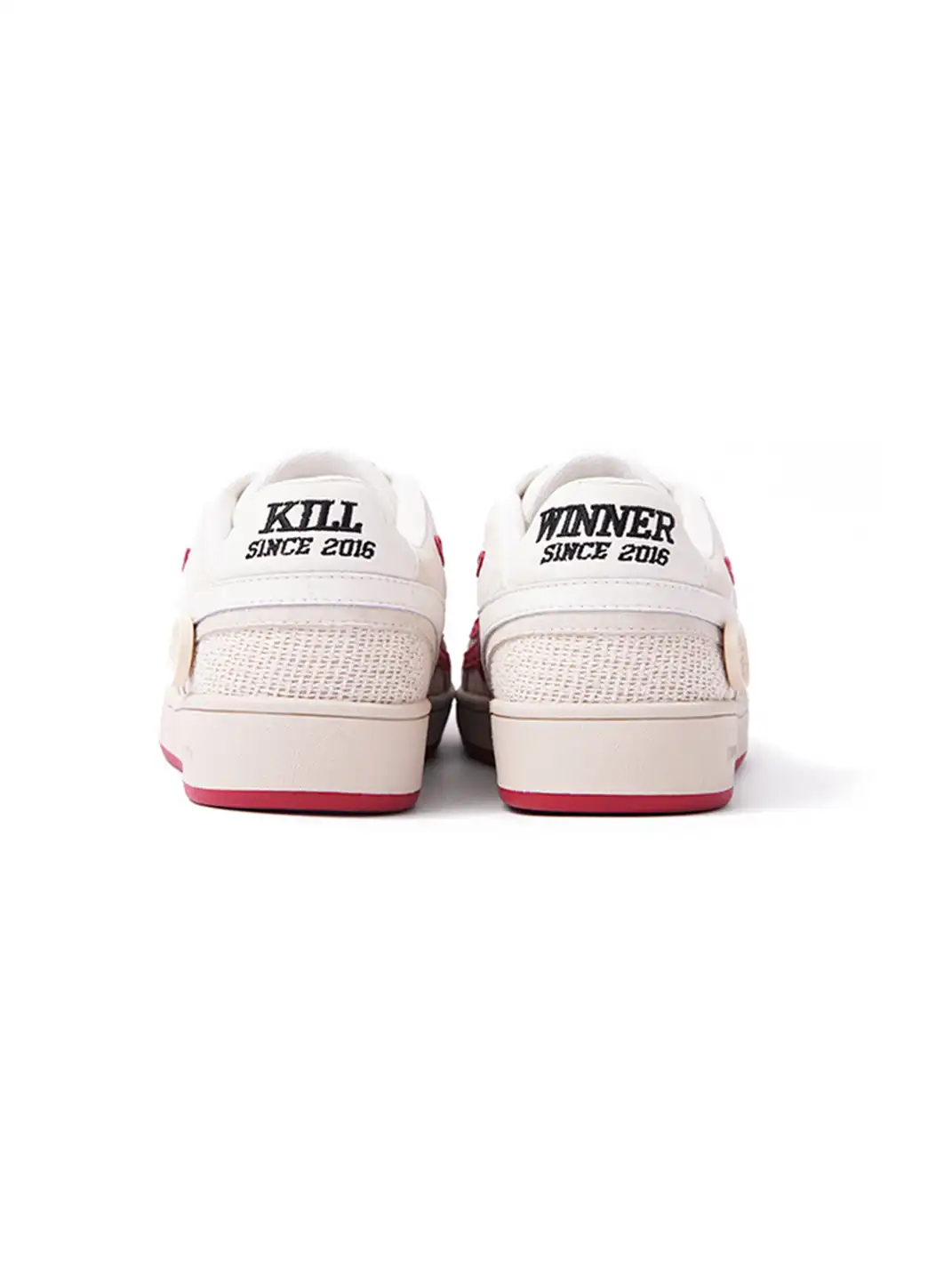 KILLWINNER丨Retro Training Sneaker-Beige&Red