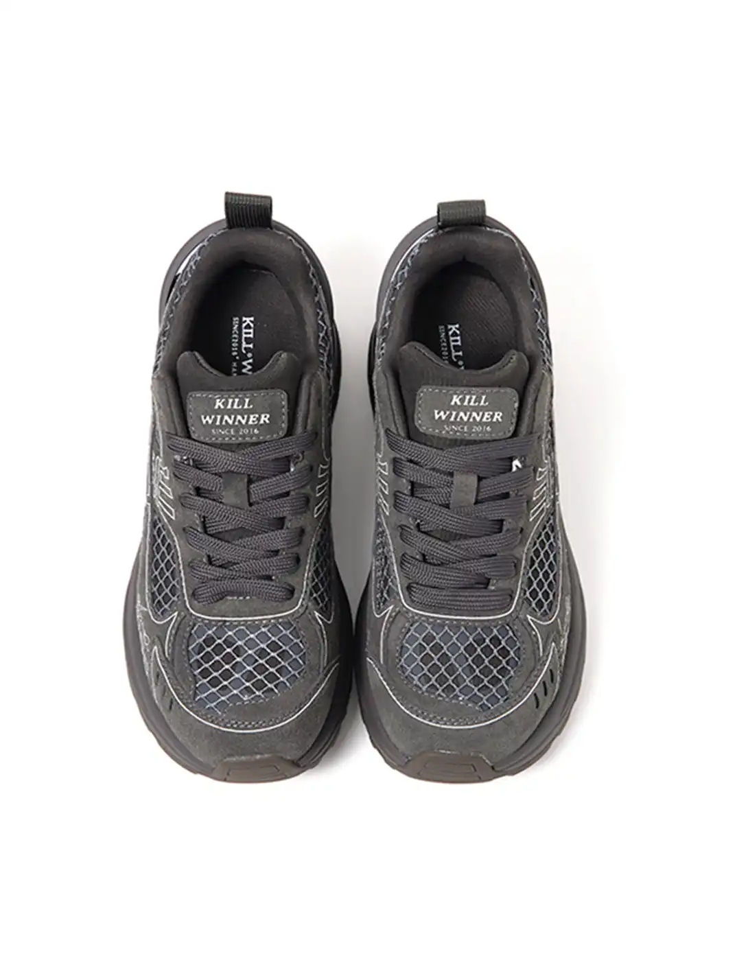 KILLWINNER丨 Lightweight Chunky Running Shoes-Dark Gray