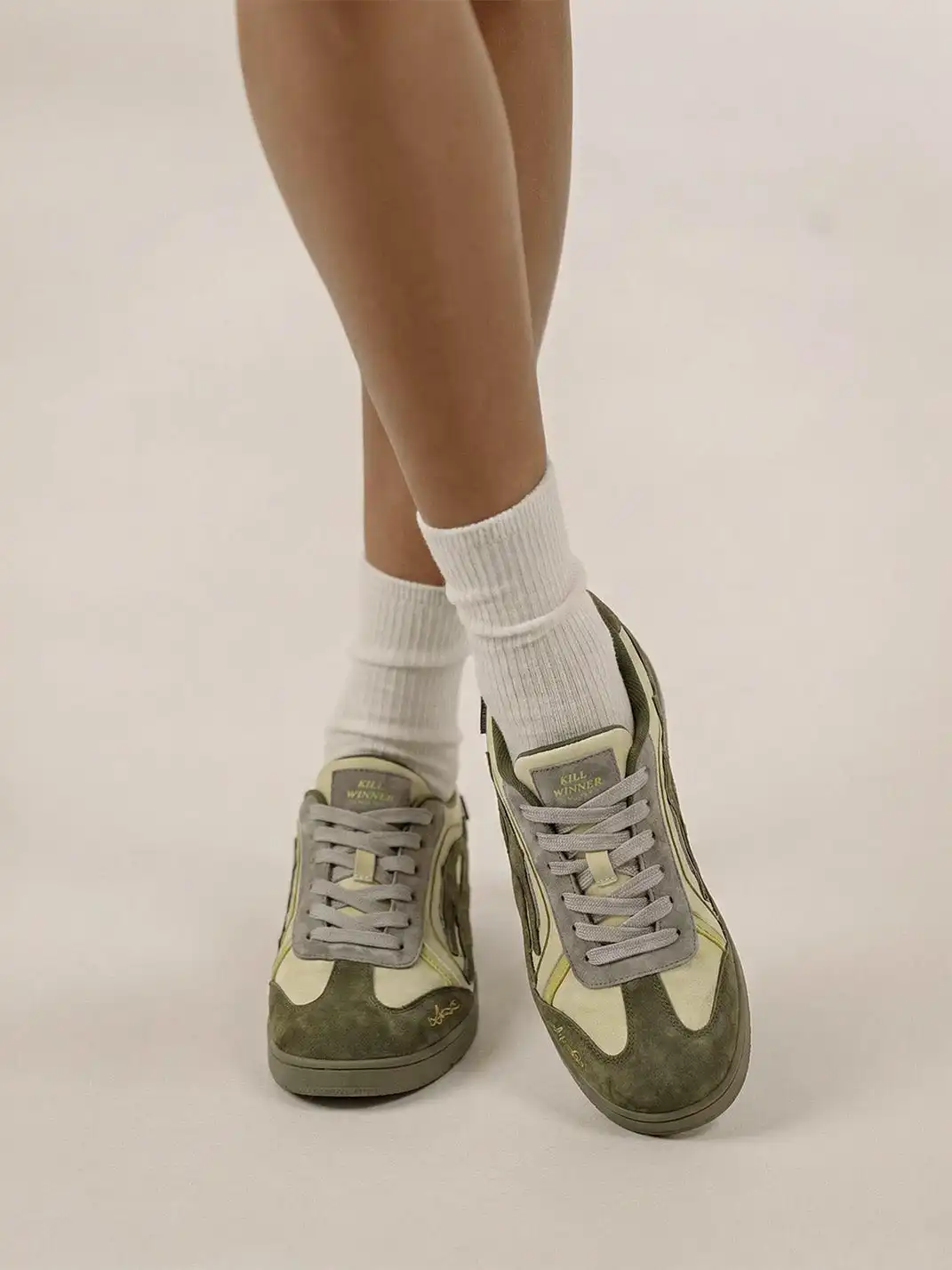 KILLWINNER丨Retro Training Sneaker-Cyan Green