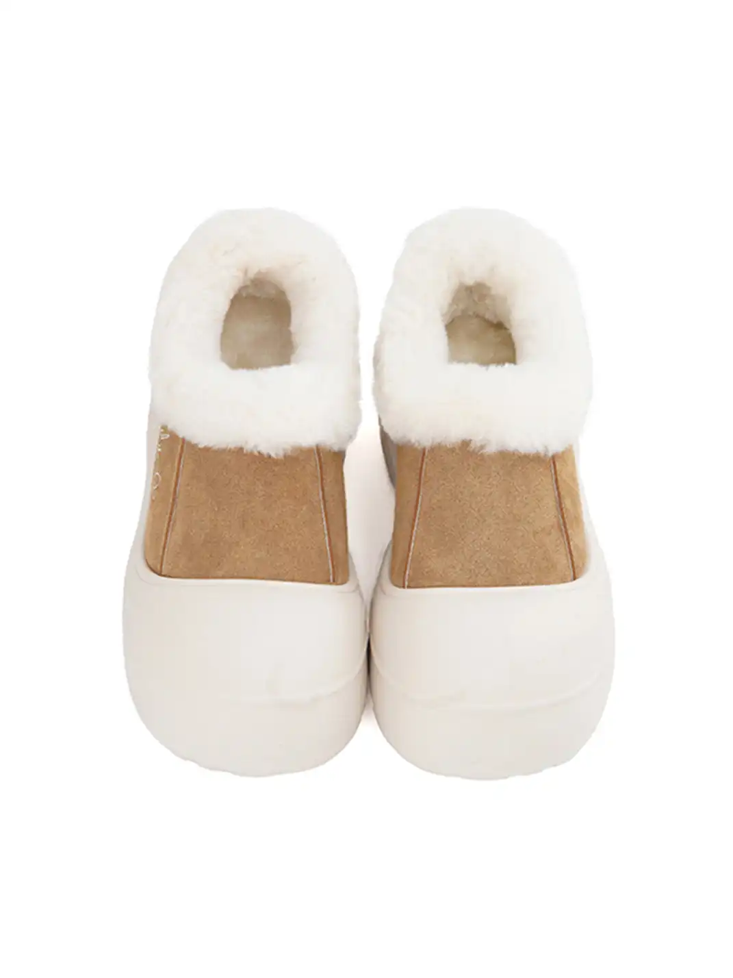 KILLWINNER丨Fur Lined Chunky Slip-On Snow Boots