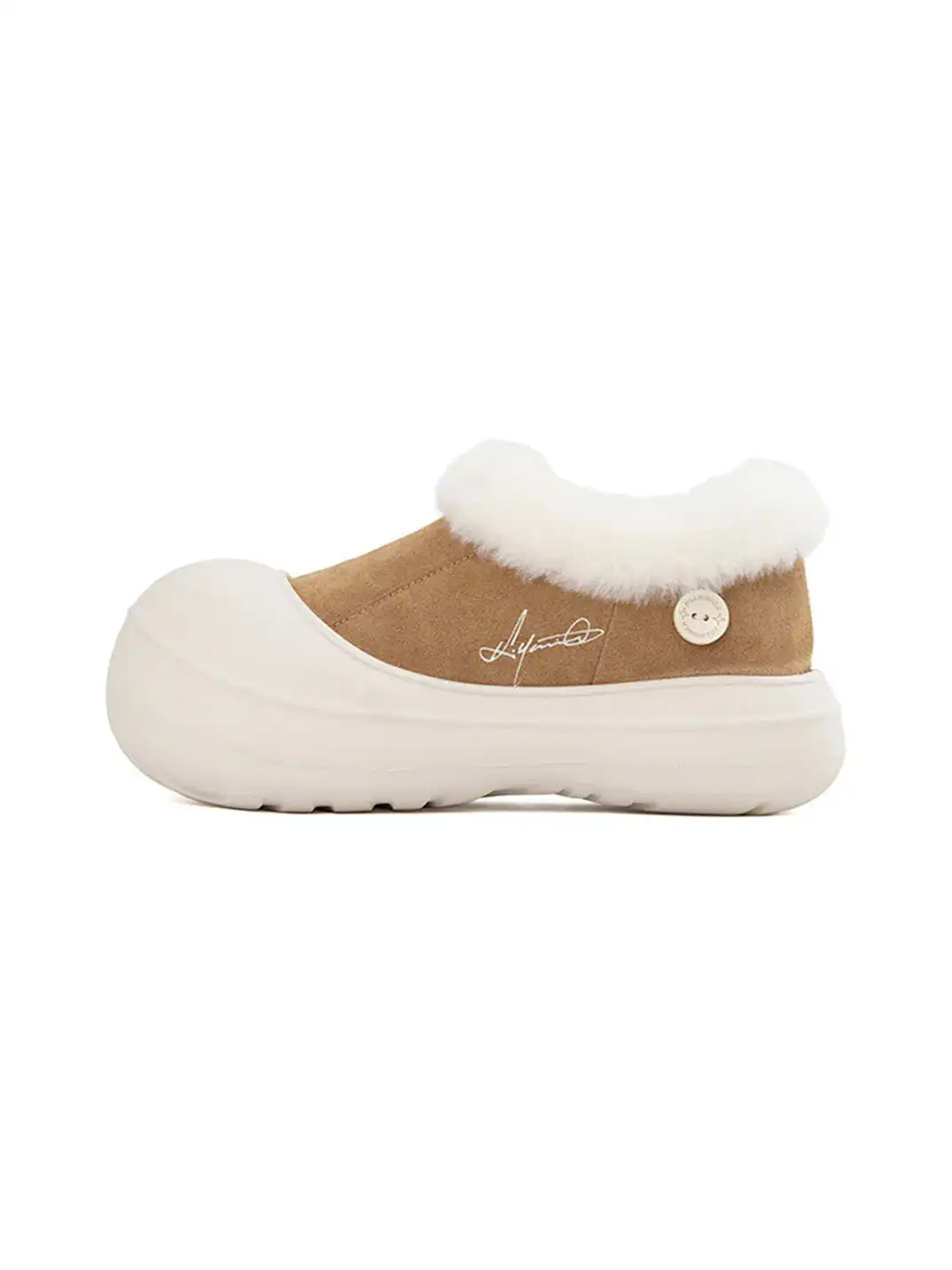 KILLWINNER丨Fur Lined Chunky Slip-On Snow Boots