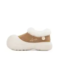 KILLWINNER丨Fur Lined Chunky Slip-On Snow Boots