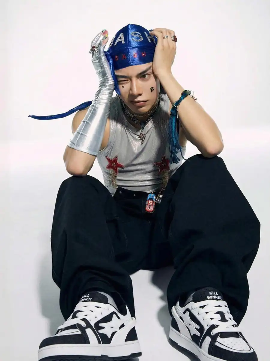 KILLWINNER丨Meteor Style Sport Sneakers-White&Black - 2