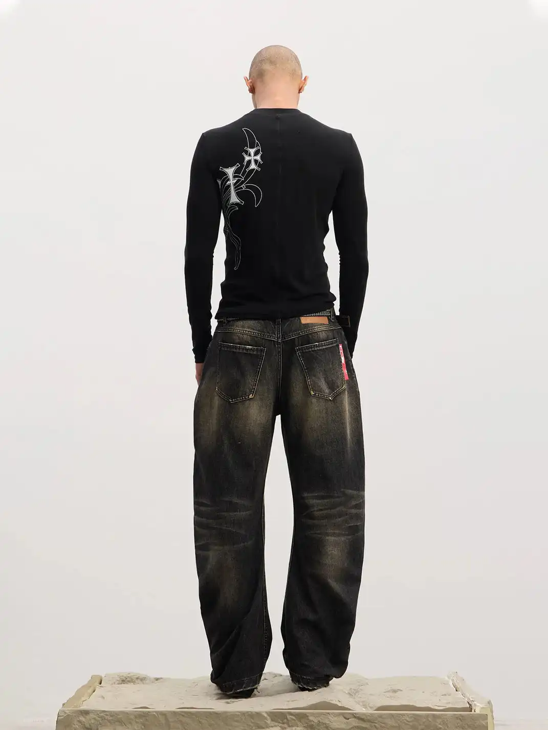 DND4DES | Button Fly Washed Curve Jeans