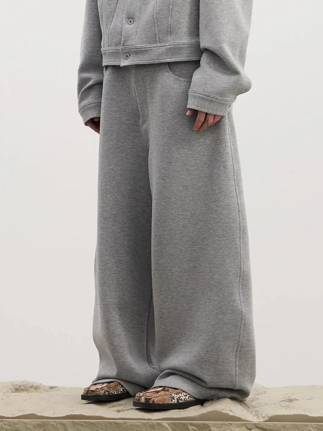 DND4DES | Wool Blend Curve Sweatpants