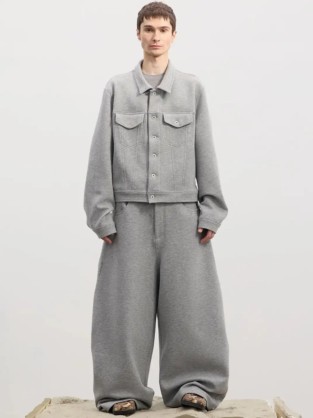 DND4DES | Wool Blend Curve Sweatpants