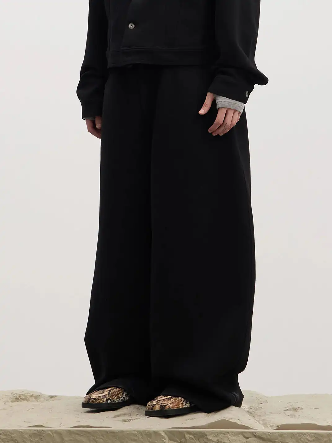 DND4DES | Wool Blend Curve Sweatpants