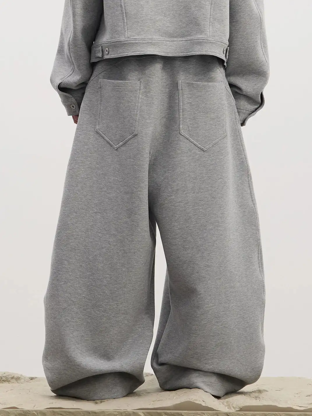 DND4DES | Wool Blend Curve Sweatpants