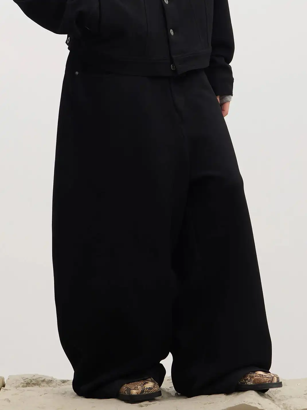 DND4DES | Wool Blend Curve Sweatpants
