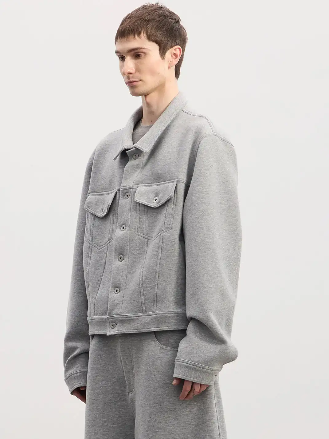 DND4DES | Wool Blend Boxy Fit Jacket