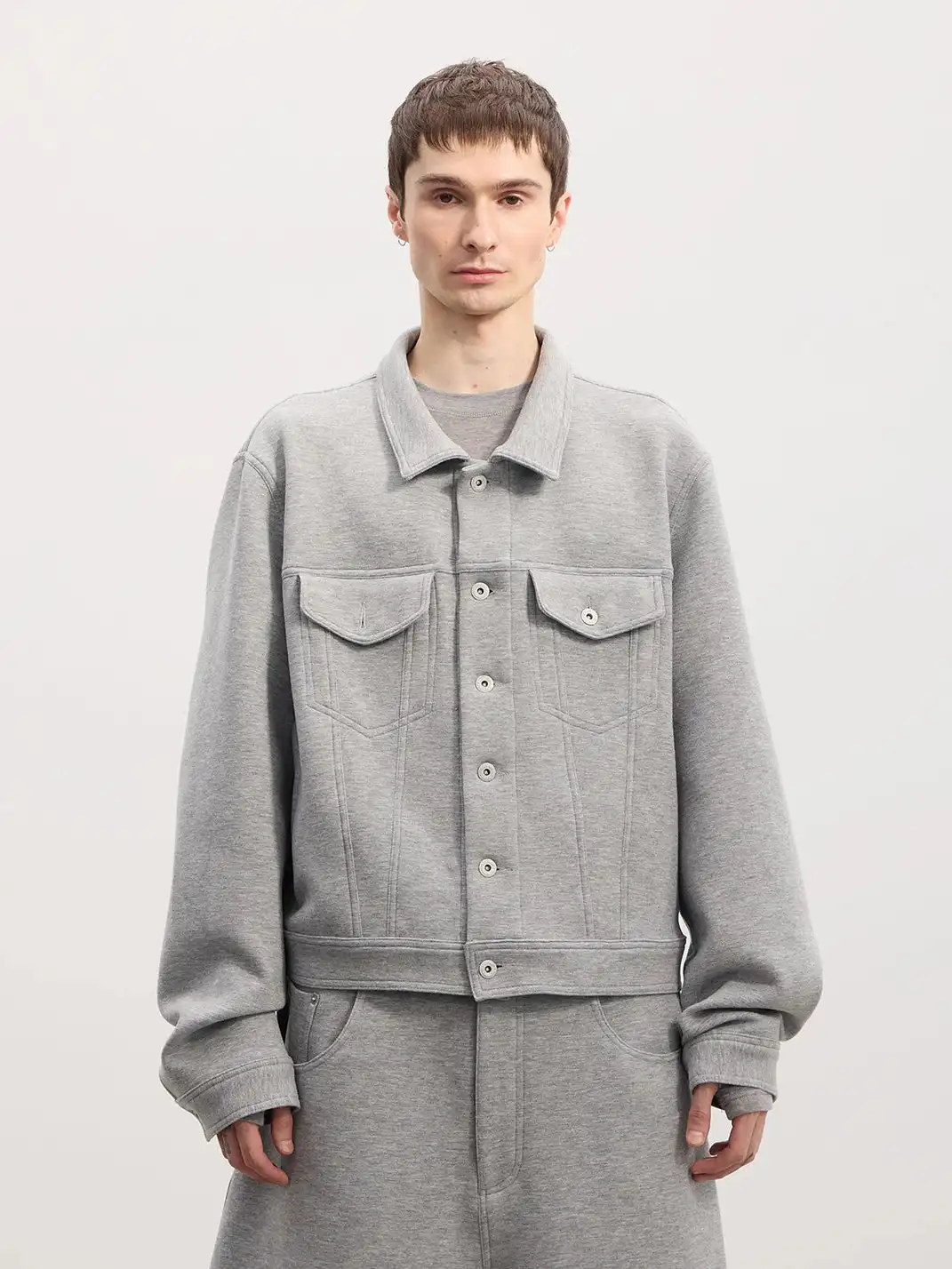 DND4DES | Wool Blend Boxy Fit Jacket