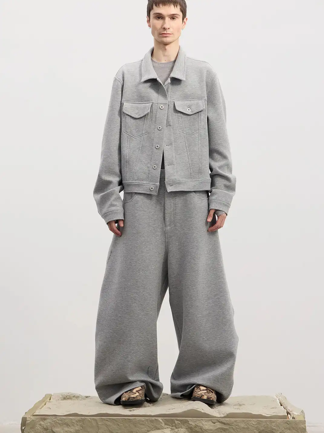 DND4DES | Wool Blend Boxy Fit Jacket