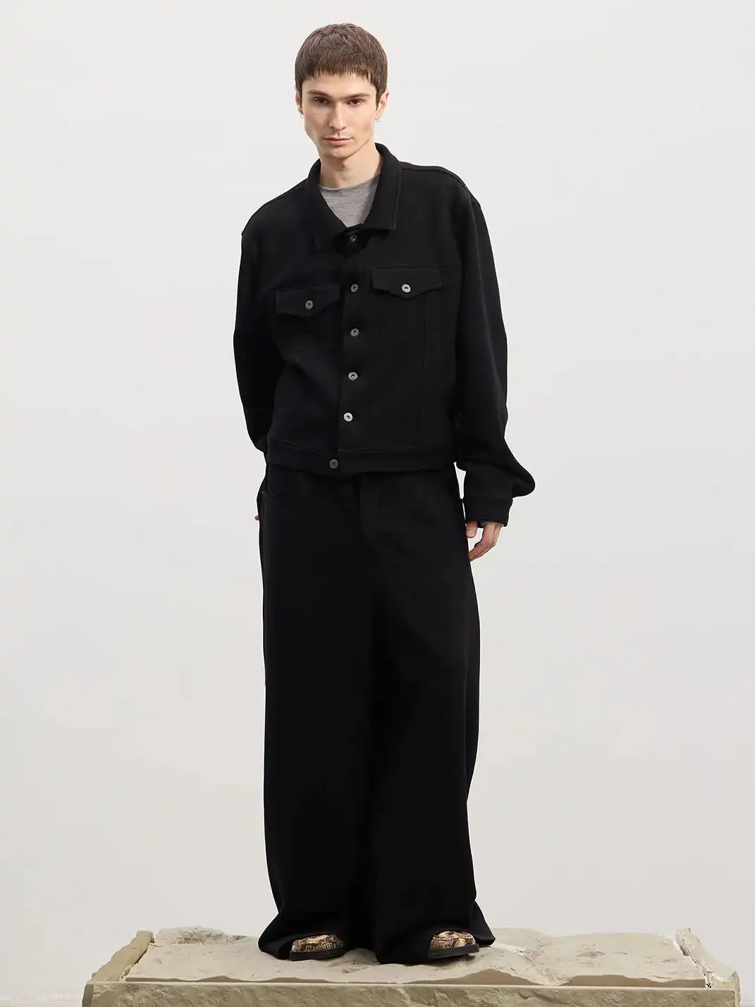 DND4DES | Wool Blend Boxy Fit Jacket