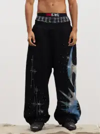 DND4DES | Mother Mary Rhinestone Sweatpants
