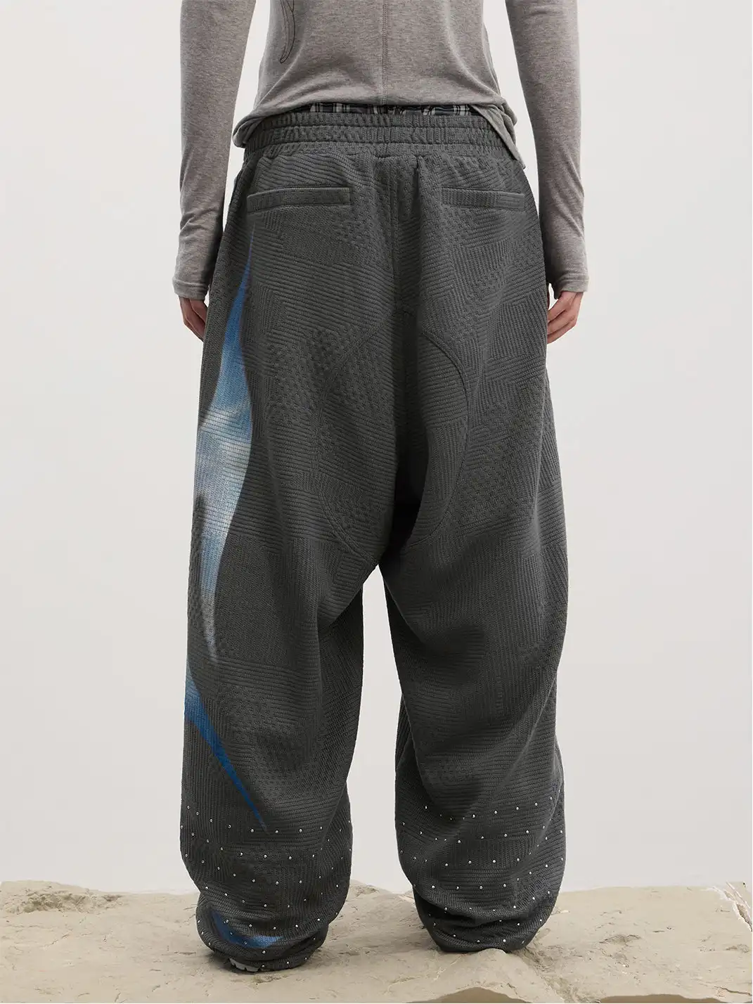 DND4DES | Mother Mary Rhinestone Sweatpants