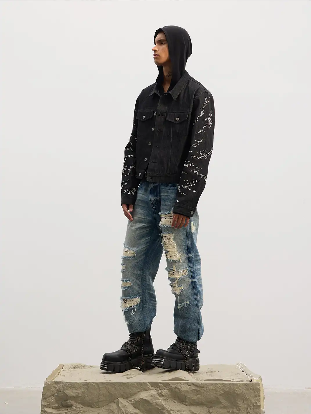 DND4DES | Iron-On Patch Denim Jacket