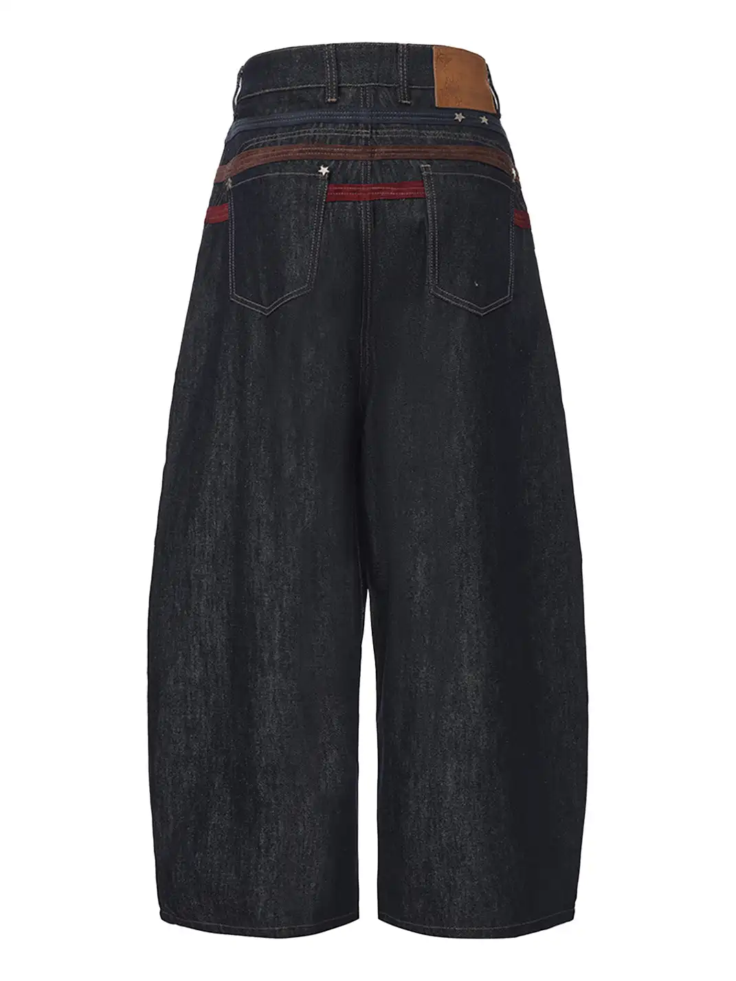 DND4DES | Suspender Strap Baggy Curve Jeans