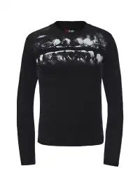 DND4DES | Wool Bland Grills Print Long Sleeve