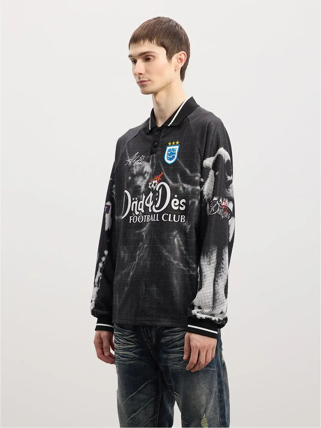 DND4DES | Goth Blokecore Soccer Long Sleeve