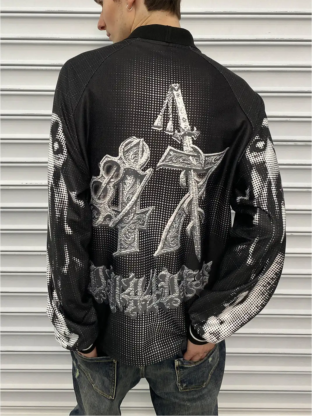 DND4DES | Goth Blokecore Soccer Long Sleeve