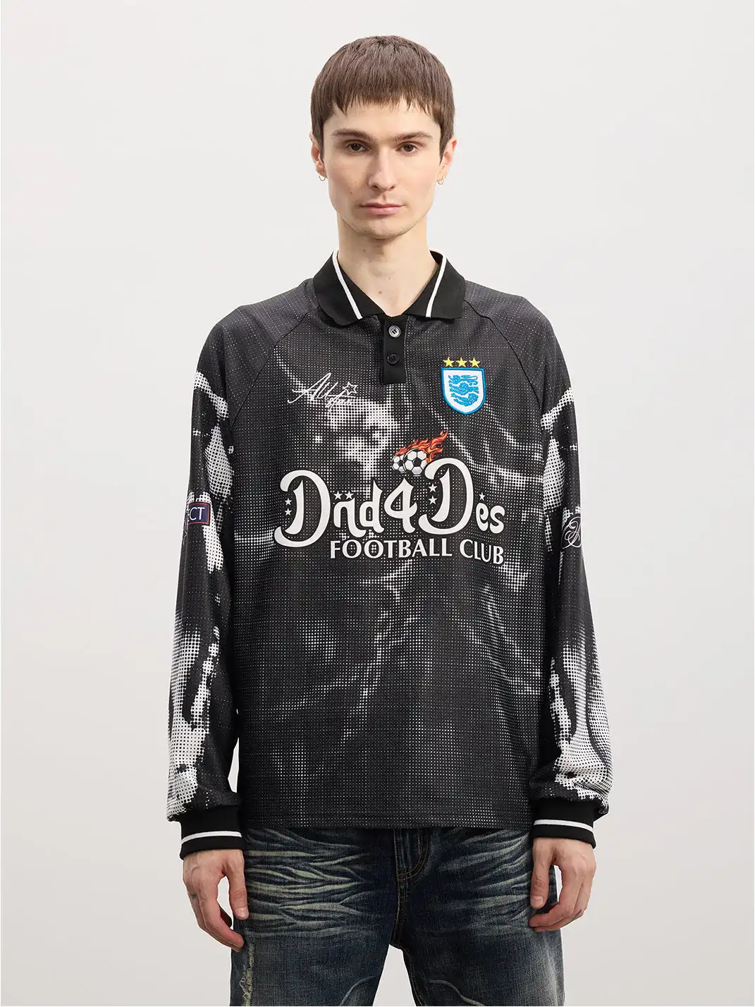 DND4DES | Goth Blokecore Soccer Long Sleeve