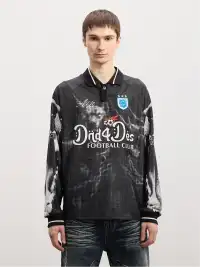 DND4DES | Goth Blokecore Soccer Long Sleeve