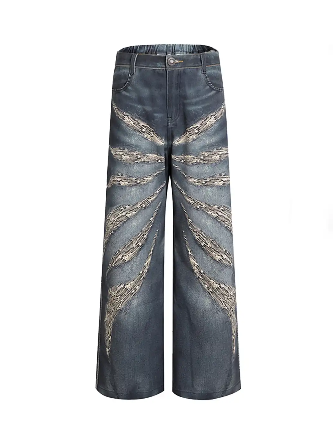 DND4DES | Leopard Baggy Jeans