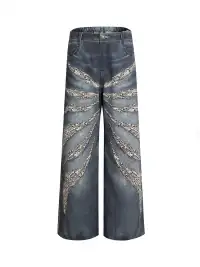 DND4DES | Leopard Baggy Jeans