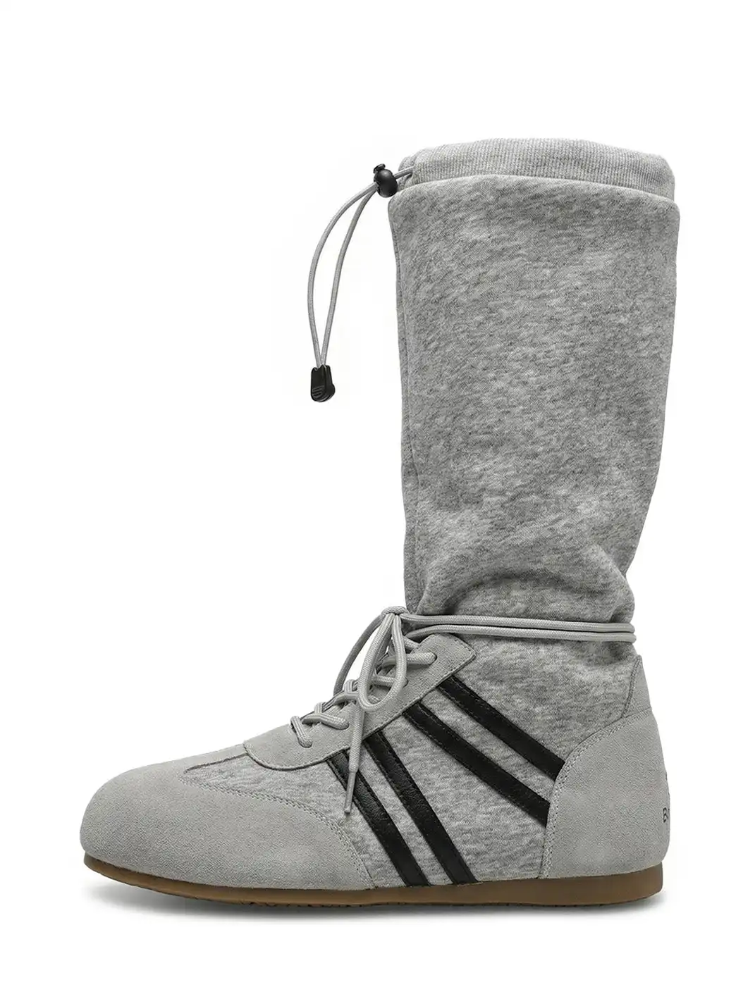 GSL | Draw String Shaft Boxing Boots - Gray