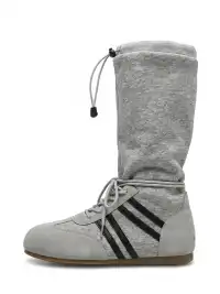 GSL | Draw String Shaft Boxing Boots - Gray