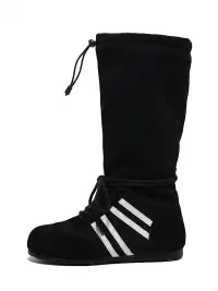 GSL | Draw String Shaft Boxing Boots - Black