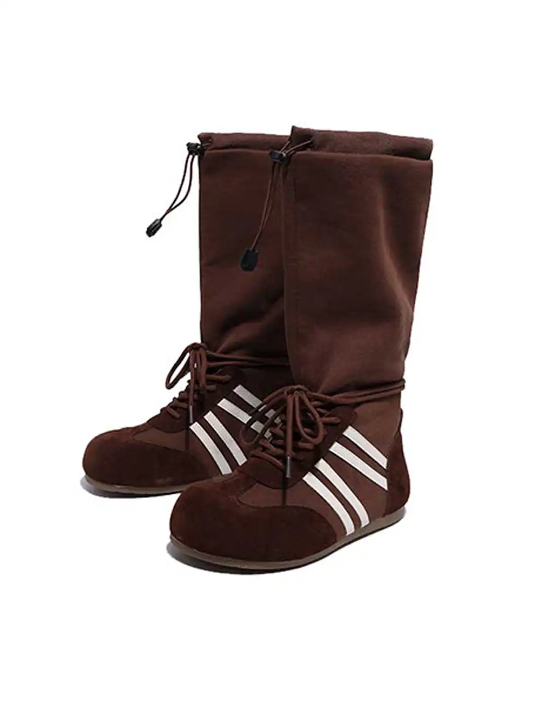 GSL | Draw String Shaft Boxing Boots - Mocha