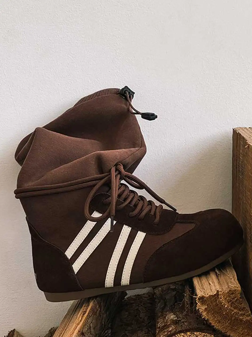 GSL | Draw String Shaft Boxing Boots - Mocha