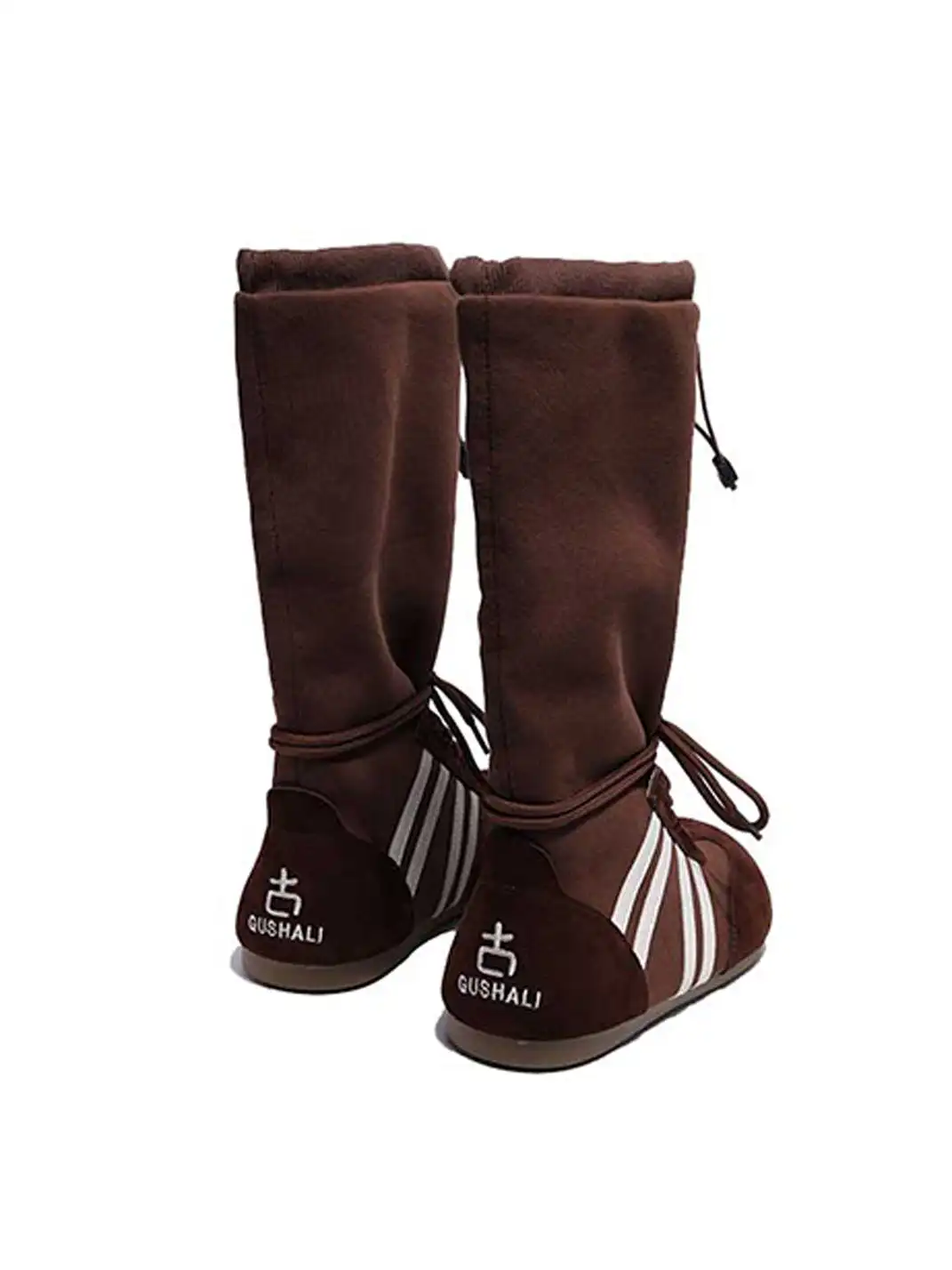 GSL | Draw String Shaft Boxing Boots - Mocha