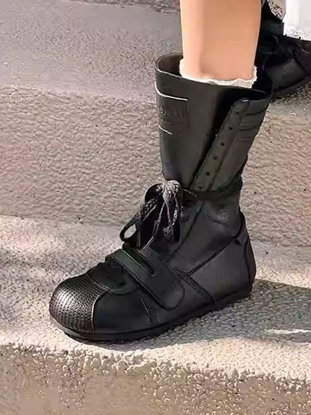 GSL | ”KNOCK OUT PRO" Leather Boxer Boots - Black