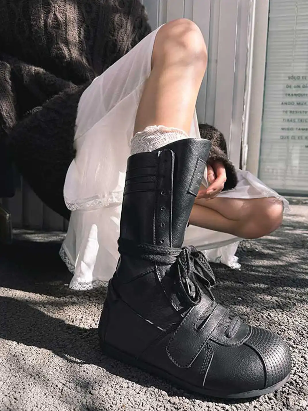 GSL | ”KNOCK OUT PRO" Leather Boxer Boots - Black