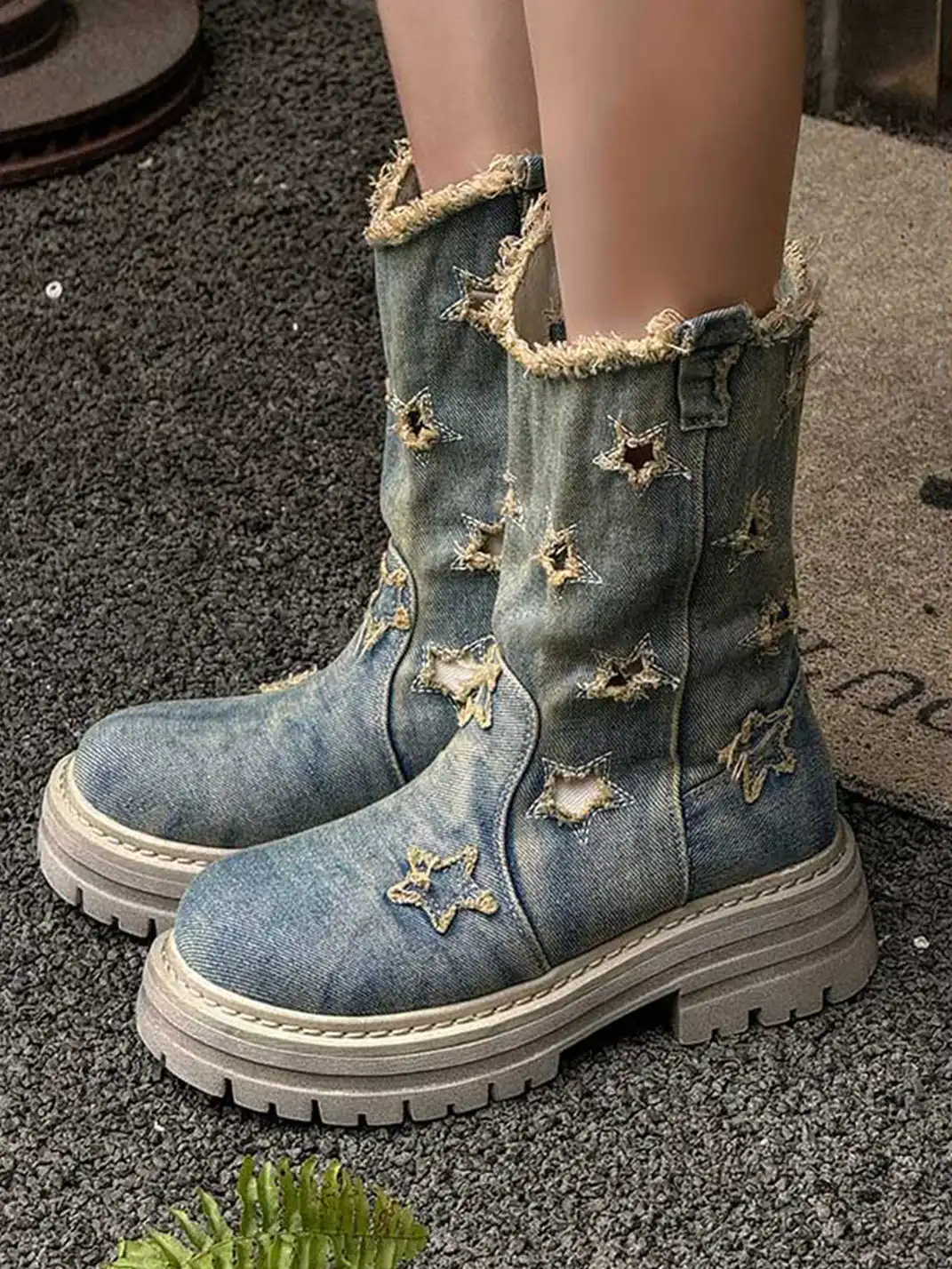GSL | Carve Out Stars Platform Boots