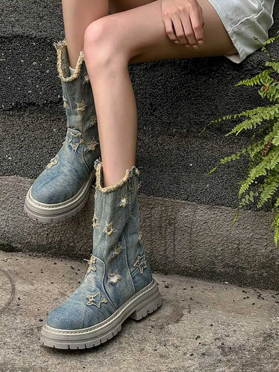 GSL | Carve Out Stars Platform Boots