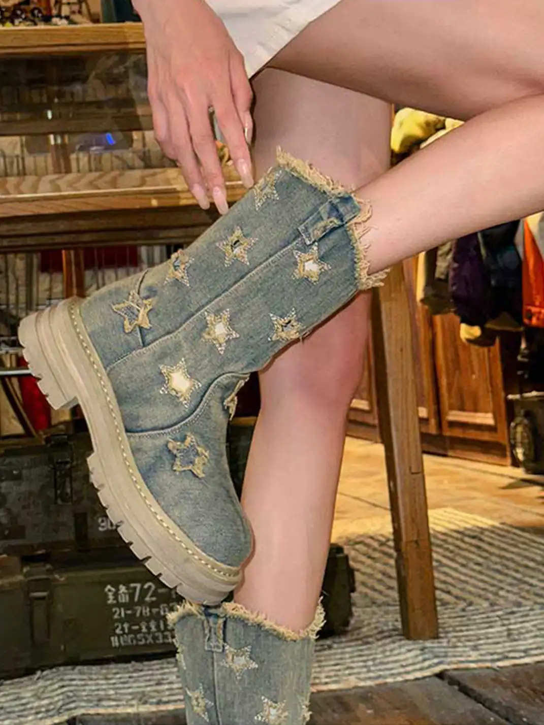 GSL | Carve Out Stars Platform Boots