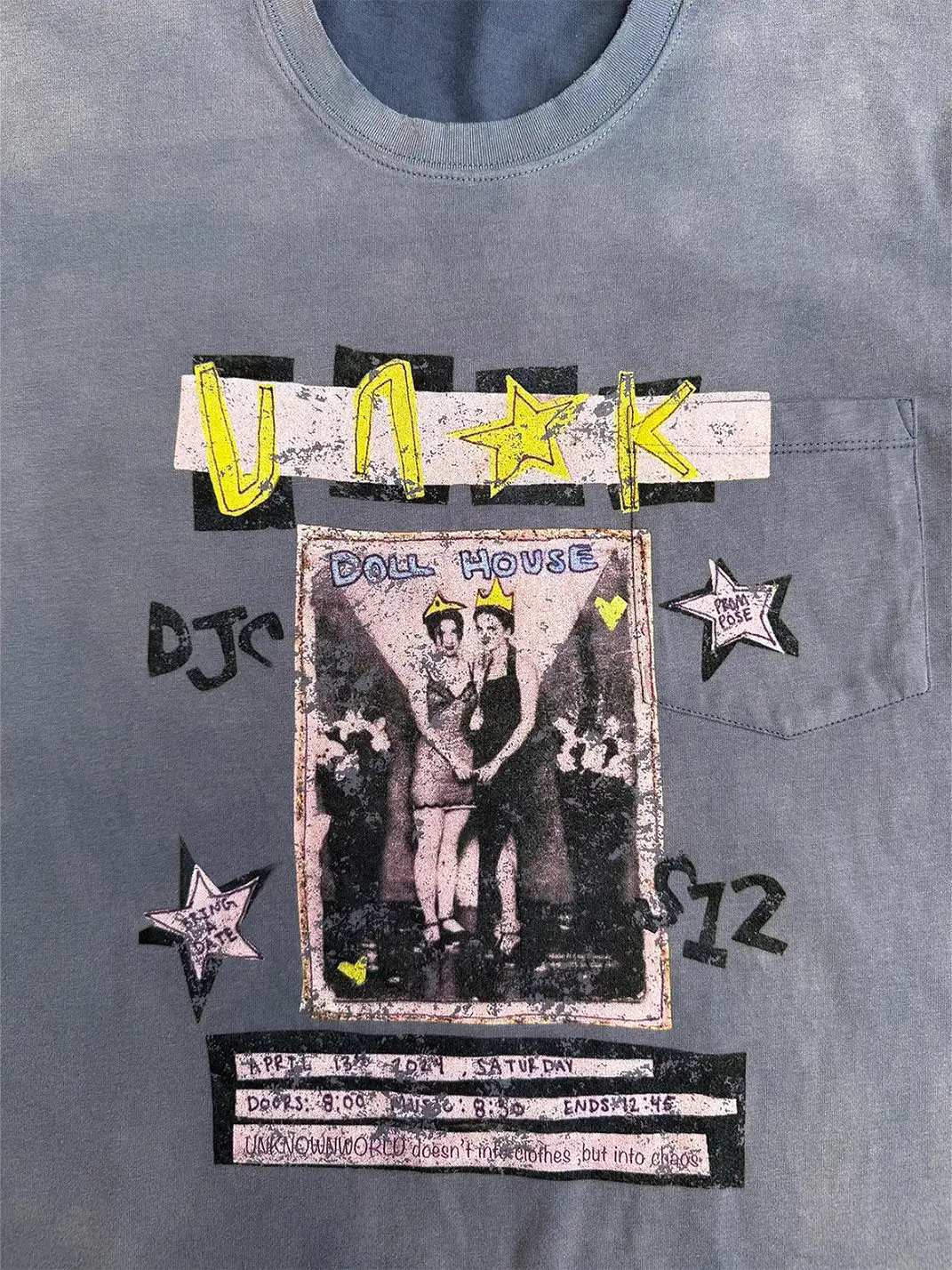 UNKNOWNWORLD | “DOLL HOUSE" Washed Tee