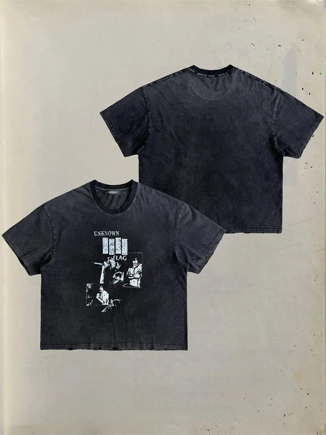 UNKNOWNWORLD | Underground Punk Washed Tee