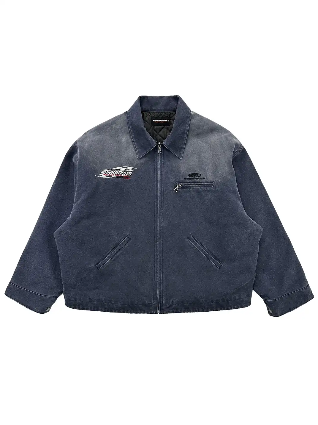 UNKNOWNWORLD | Distress Racing Workwear Jacket