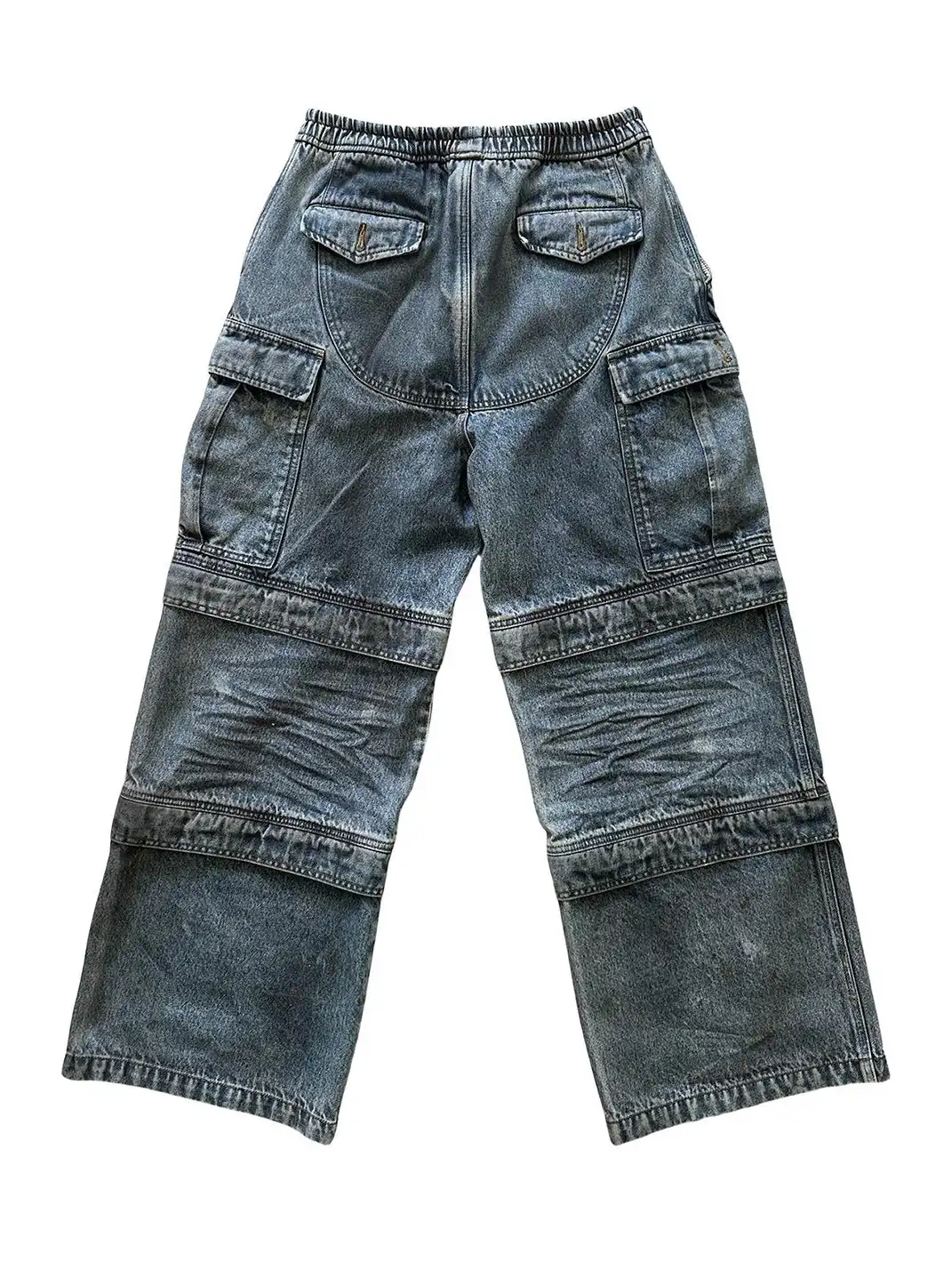 UNKNOWNWORLD | Distressc Removable Legs Baggy Jeans