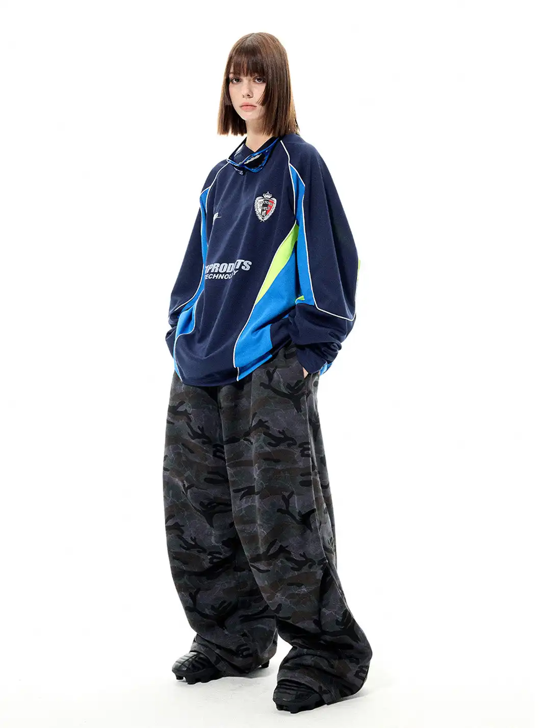 UNKNOWNWORLD | Camo Baggy Sweatpants